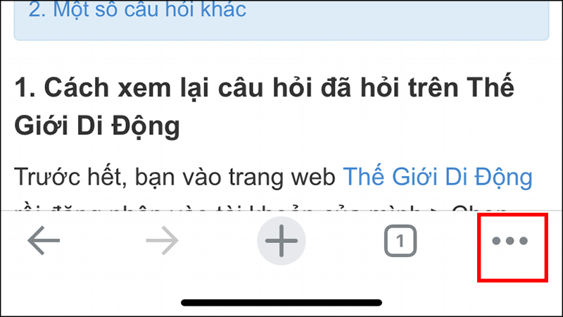 Biểu tượng dấu 3 chấm